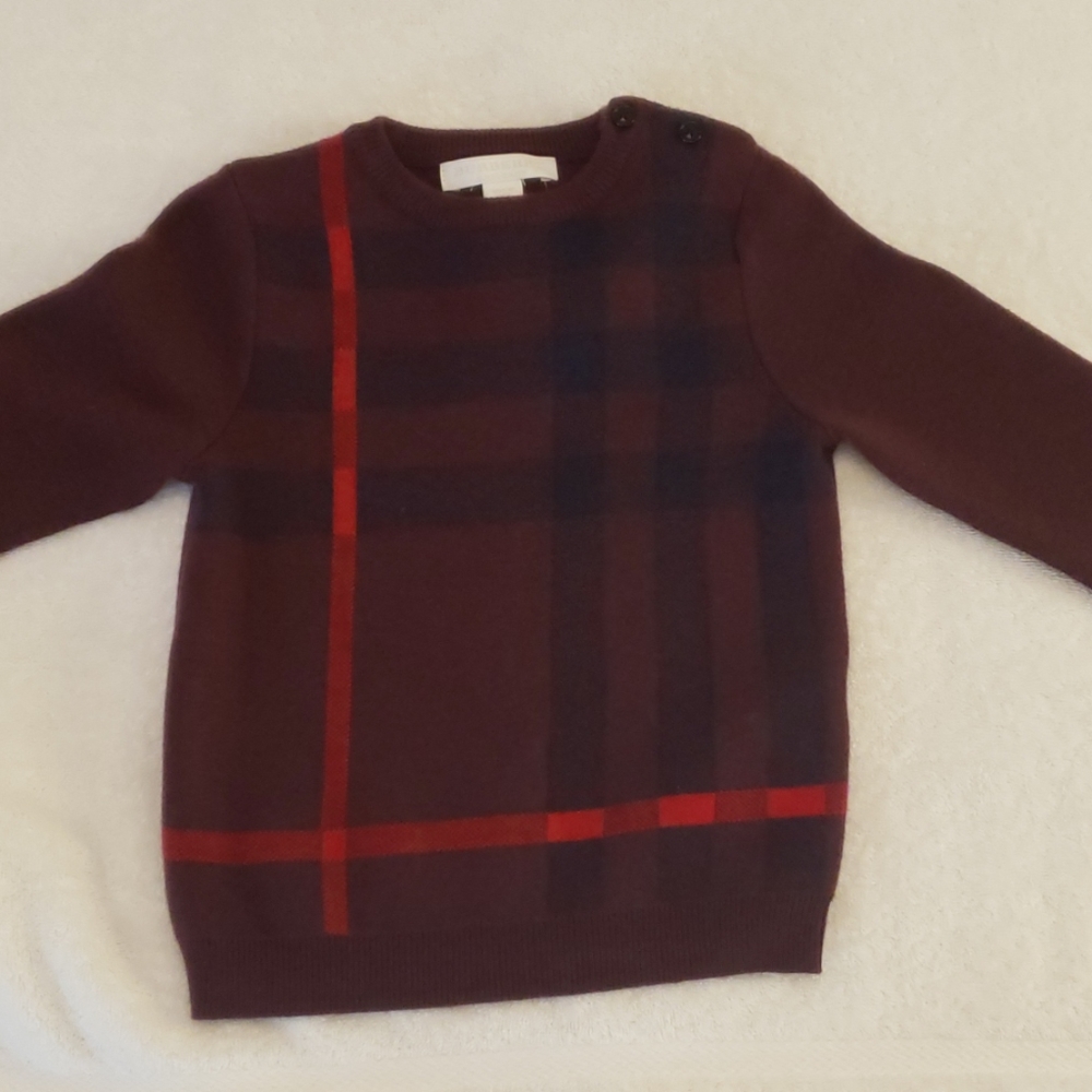 Burberry Baby Boy Sweater 18 months Redbury